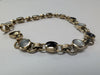 9CT GOLD MULTICOLOURED STONE BRACELET