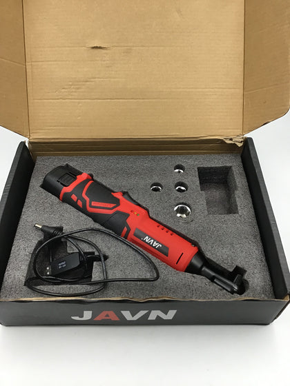 1 Set Javn 12v Cordless Electric Wrench, 45nm 3/8'' Ratchet Wrench,