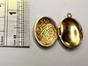 9ct Gold Oval Patterned Locket