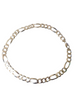 22" Silver Figaro Chain-84g