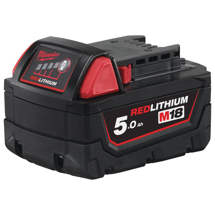 Milwaukee - M18 B5 REDLITHIUM-ION Slide Battery Pack 18V 5.0Ah Li-Ion