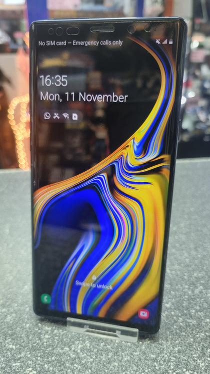 SAMSUNG GALAXY NOTE 9 128GB BLUE UNLOCKED PRESTON