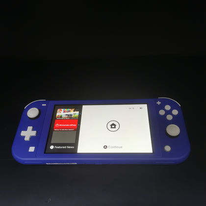 Nintendo Switch Lite 32gb Handheld Console Blue Unboxed with charger and cary case