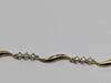9CT Gold Diamond Twist Bracelet