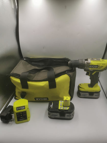 Ryobi R18PD3 Drill with 2 4.0Ah Batteries a charger and Carry Bag