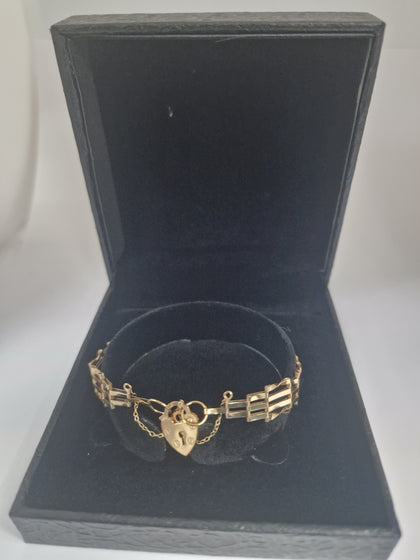 Gold Bracelet 375 9CT 4.1G 8'' in length