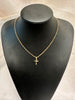 14ct Yellow Gold Chain and Cross Pendant