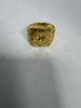 22ct gold ring (size T) (10.81g)