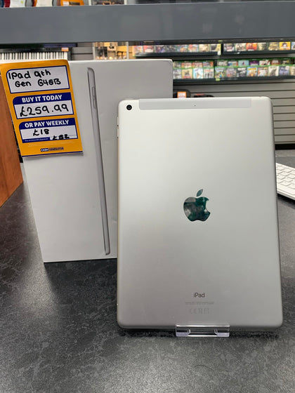 Apple iPad 9th Generation 64GB in Silver – Wi-Fi & Cellular