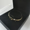 9k Gold Bangle (Child's Size), 13.16Grams, Hallmarked 365 and Tested, Size: 2" Width