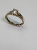 14ct Gold cz Ring Size N
