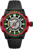 Nubeo Men's 50.5mm Space Cupola Automatic Limited Edition Watch with Rubber Strap NB-6055