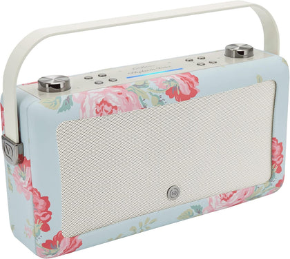 Cath Kidston Hepburn Voice Smart Portable Bluetooth Speaker with Amazon Alexa Voice Control by VQ - 20W Wireless Speakers with Bluetooth - Rechargeabl