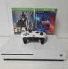 Microsoft Xbox One S Console with 2 games