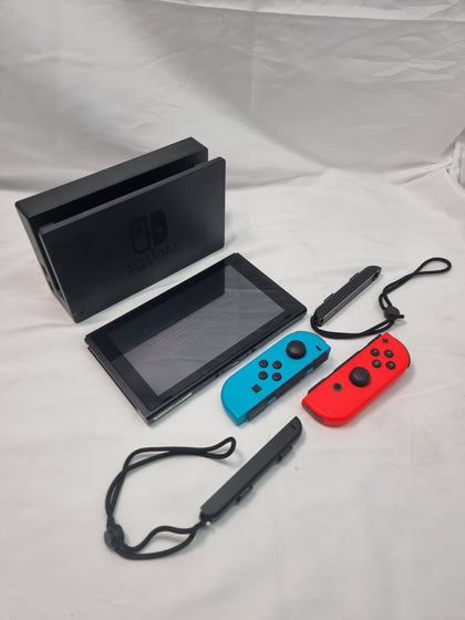 Nintendo Switch neon red/blue 32GB console unboxed