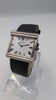 Vintage Bueche Girod “TV Case" Quartz Watch 925 Sterling Silver Case - Unboxed With Leather Strap