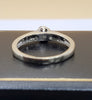 18CT White Gold Ring With Clear Stones - 3.18GR - Size N - Hallmarked