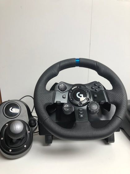 Logitech G923 Racing Wheel and Pedals and gear stick