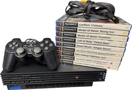 Sony Playstation 2 (PS2) Console Game Bundle