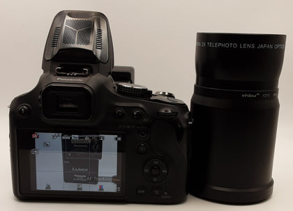 Lumix camera with opt and lens
