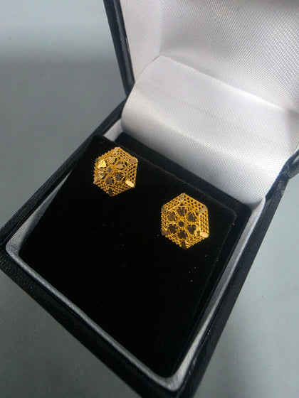 22CT 916 Gold Earrings 1.1G