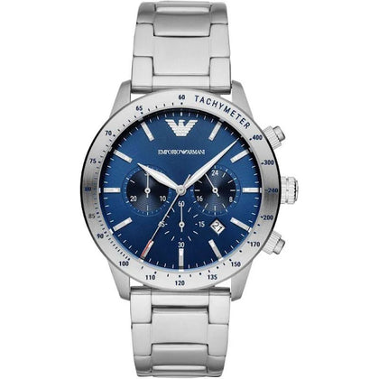 ***Black Friday Sales*** Armani Ar11306 Blue Dial Stainless Steel Strap Gents Watch