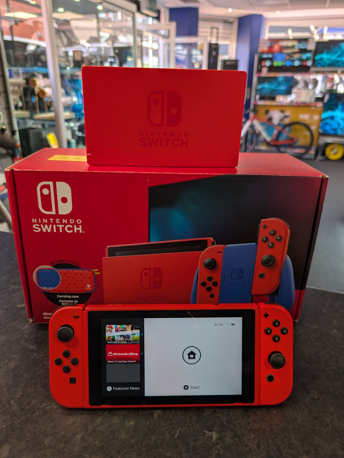 Nintendo Switch Mario Red & Blue Edition Console Boxed | Cash