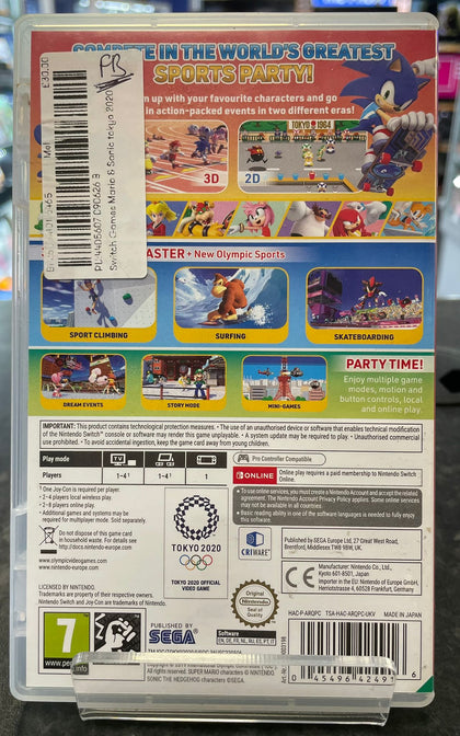 Nintendo Switch Mario & Sonic olympic games