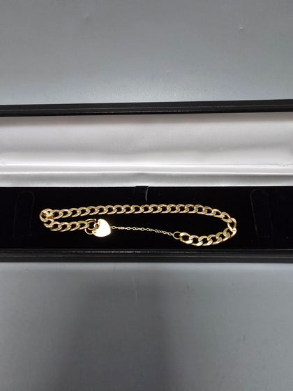 9ct Gold Bracelet 375 6.1G 8'' in Length