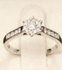9ct Diamond Ring - Size J