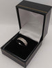 9ct white gold wedding bad for him size N 2.33g Boxed