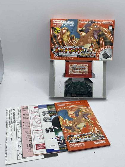 Nintendo Gameboy Advance Pokemon Fire Red Game