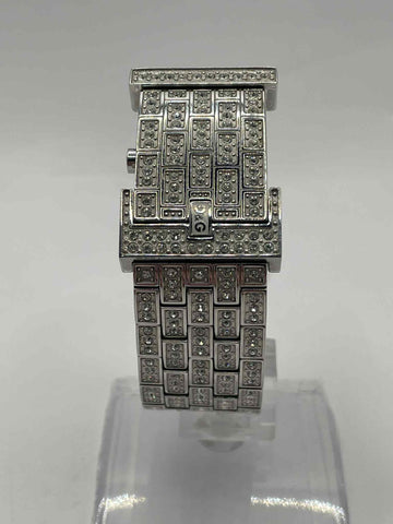 D&G Bianca Silver White Crystal Watch