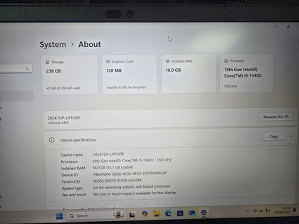 dell latitude 3450 16gb ram graphics card 128mb core i5