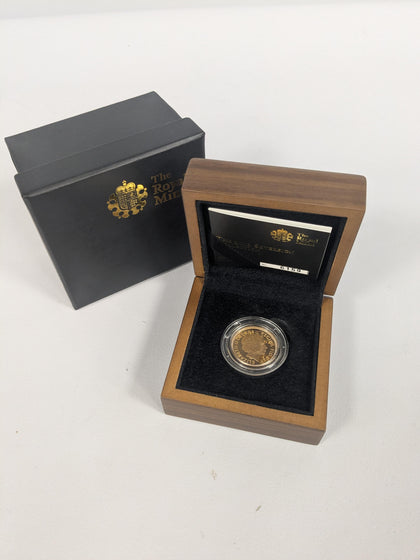 2012 Gold proof half sovereign