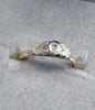 18ct gold diamond ring size M 1/2