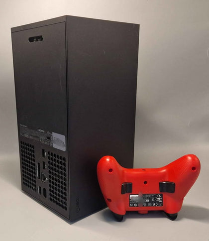 Xbox Series X Console, 1TB, Black, Boxed with wired controller.