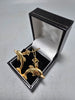 14ct GOLD Dolphin Earrings 5.8G 585 1.5'' in Length