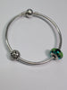 PANDORA SILVER BANGLE WITH CHARMS PRESTON STORE