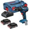 Bosch Professional 18V System Cordless Combi Drill GSB 18V-55 (incl. 2x GBA 2.0Ah Batteries & Charger