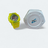 YELLOW CASIO BABY G WATCH WITH BOX AND MANUAL