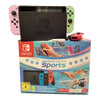 Switch with pastel controllers and one red