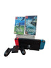 Nintendo Switch OLED - Neon Blue/Neon Red WITH 2 GAMES AND DOCK *NO CHARGER*
