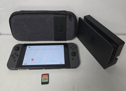 Nintendo Switch Console Gray & 2 Unboxed Games