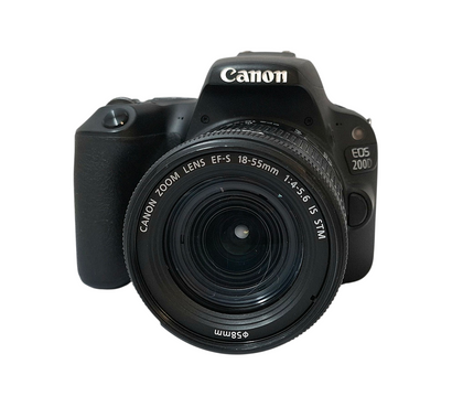 Canon Eos 200D DSLR +  Canon Zoom Lens  EF-S 18-55mm