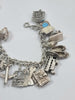 Vintage Silver Charm Bracelet Full