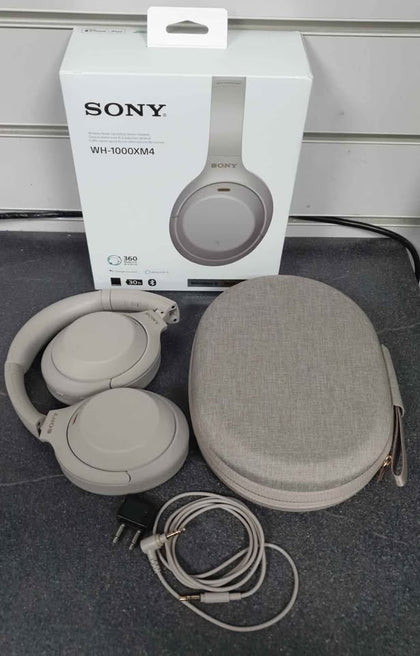 Sony WH-1000XM4 Wireless Noise Cancelling Headphones - Silver