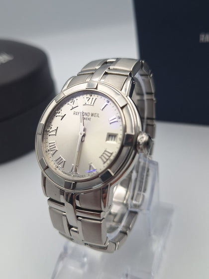 Raymond Weil Parsifal 9541 Mens Quartz Watch With Roman Numerals - Steel Bracelet - Boxed