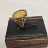 1/10 1987 Britannia Gold Coin & 9ct Ring Mount