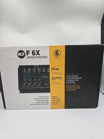 RCF F6x Professional Mixing Console